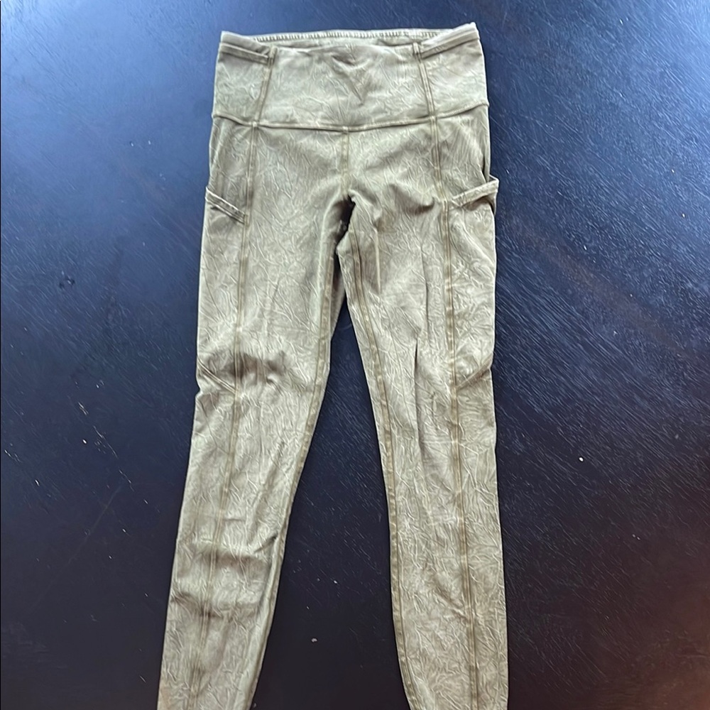 lululemon athletica Olive Green Leggings